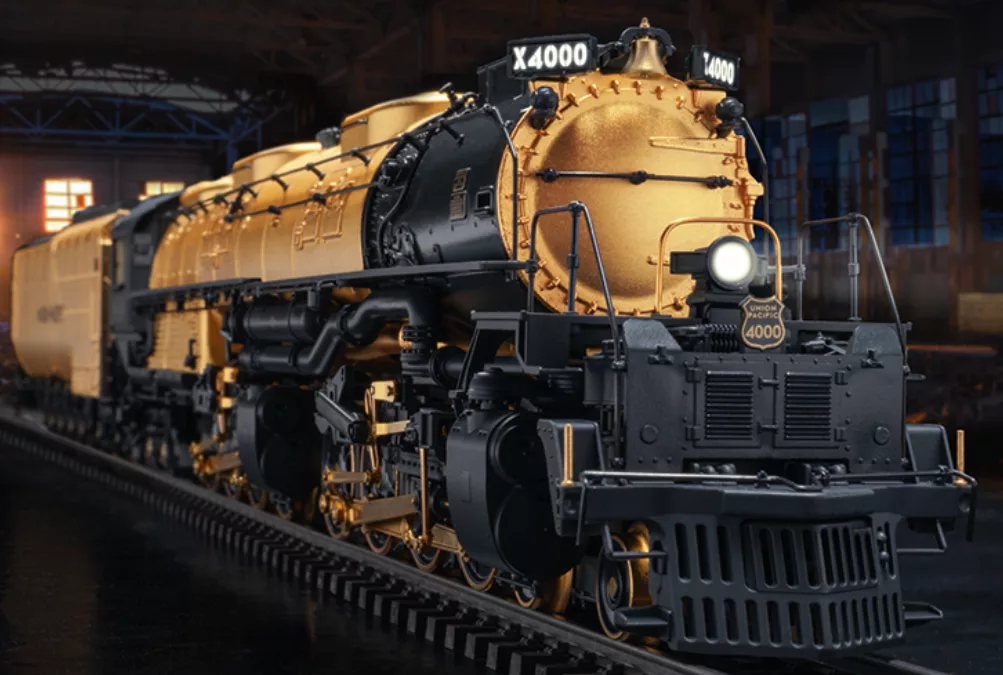 Goldene Big Boy in Werkshalle